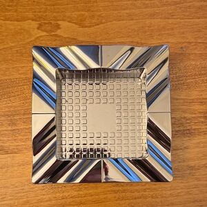 Vintage silver marlboro ashtray